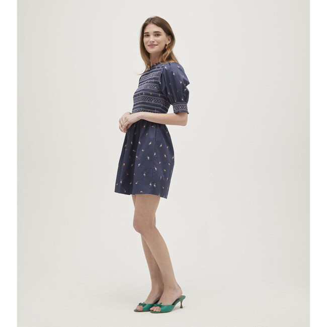 Women's Vivi Nap Dress, Petite Fleur in Navy - Dresses - 2