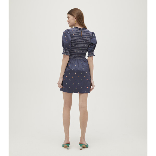 Women's Vivi Nap Dress, Petite Fleur in Navy - Dresses - 3