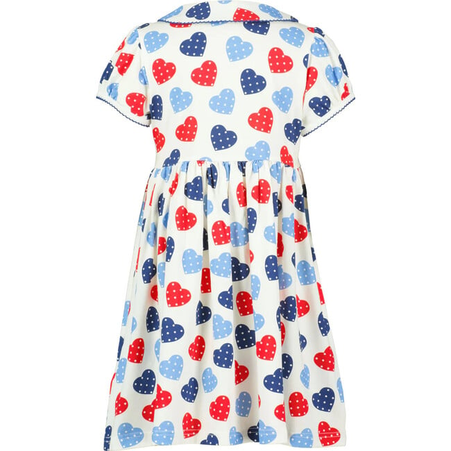 Scatter Heart Jersey Dress, Multi - Dresses - 3