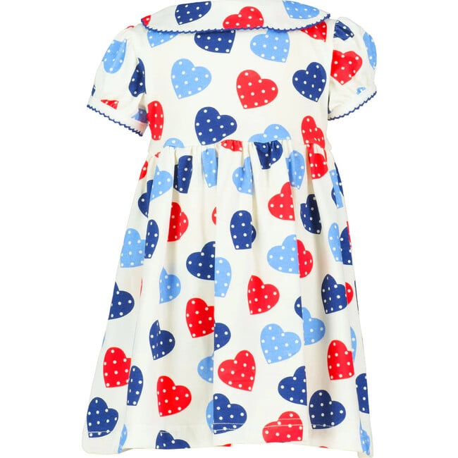 Baby Scatter Heart Jersey Dress - Dresses - 2