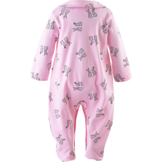 Bunny Babygro, Pink - Onesies - 3