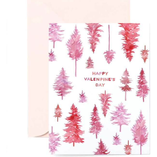 Valentine's Day Tree Greeting Card