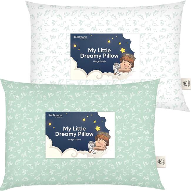 Toddler Sleeping Pillows 13X18, DinoLand (Pack Of 2)