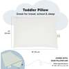 Toddler Sleeping Pillow With Pillowcase 13X18, Sage - Pillows - 3
