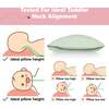Toddler Sleeping Pillow With Pillowcase 13X18, Sage - Pillows - 6