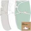Soothe Baby Swaddle Sacks 3-6 Months, Sage, Large (Pack Of 3) - Sleepbags - 1 - thumbnail