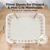 Isla Fitted Mini Crib Sheets, Meadow - Crib Sheets - 2