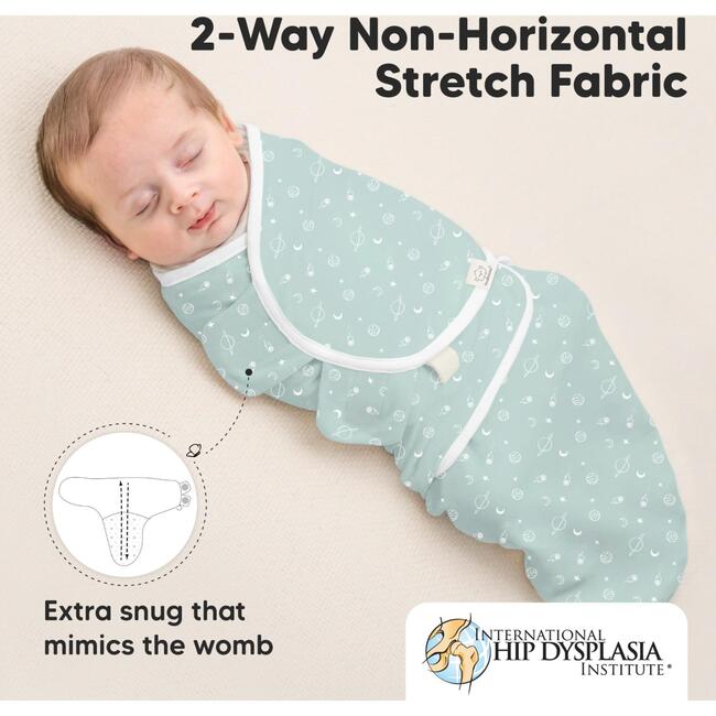 Soothe Baby Swaddle Sacks 0-3 Months, Galaxy (Pack Of 3) - Sleepbags - 5