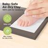 Duo Baby Handprint & Footprint Keepsake Frame, Taupe - Keepsakes & Mementos - 6