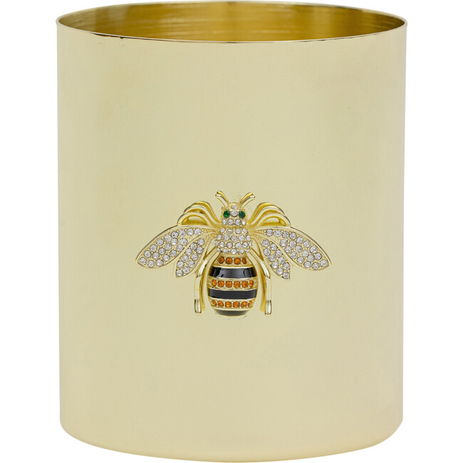 Stripey Bee Pot, Large