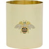 Stripey Bee Pot, Large - Pots - 1 - thumbnail