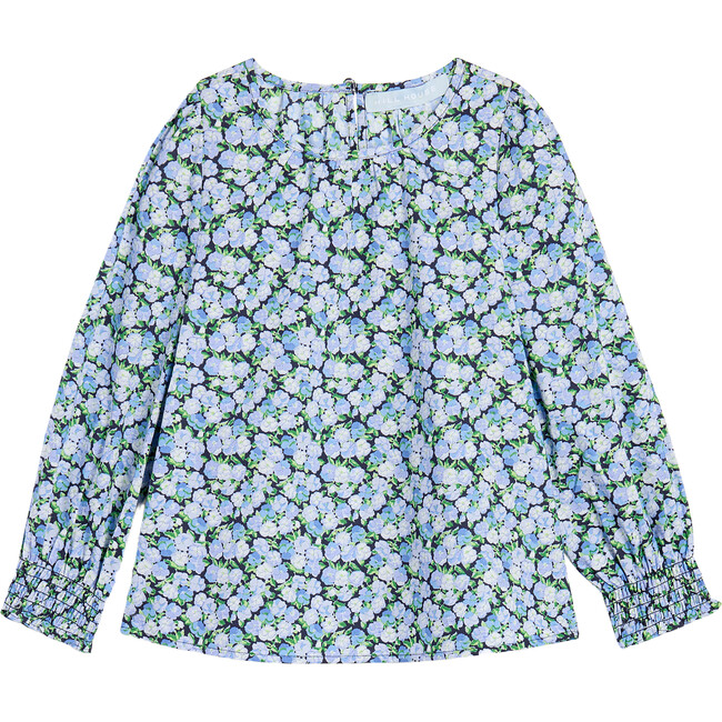 The Tiny Eloise Tunic, Pansy in Blue Multi