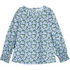 The Tiny Eloise Tunic, Pansy in Blue Multi - Dresses - 1 - thumbnail