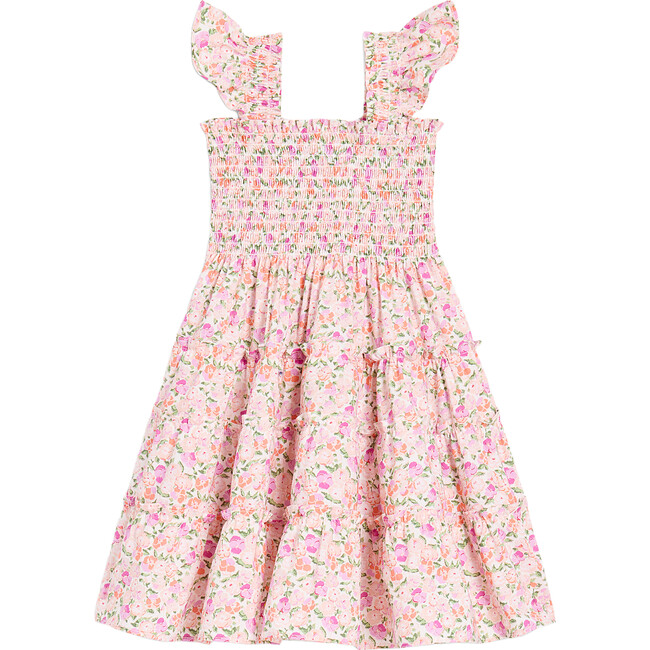 The Tiny Ellie Nap Dress, Pansy in Pink Mutli