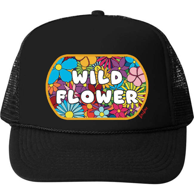 Wild Flower Hat, Black