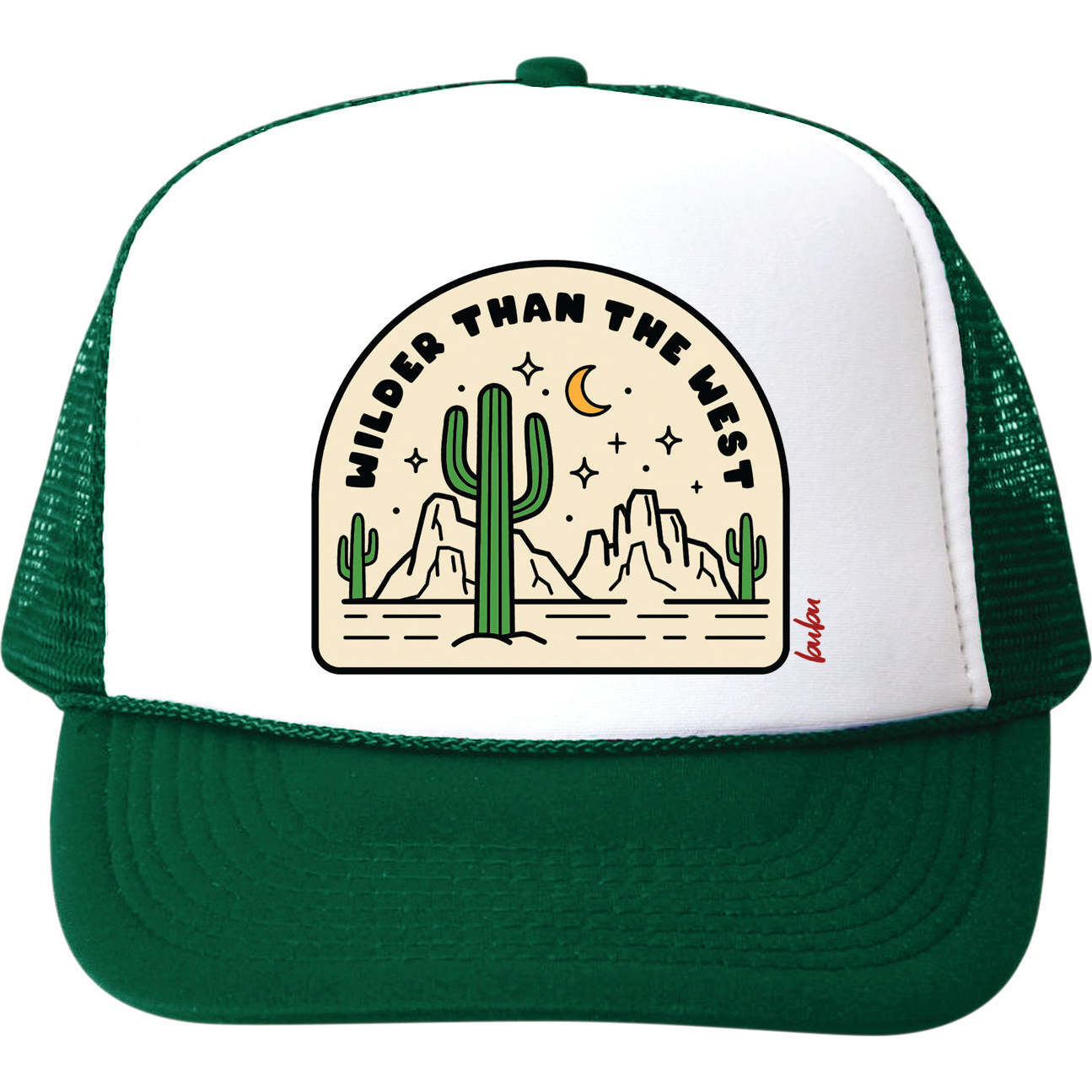 Wilder Than The West Hat, Green - Hats - 1