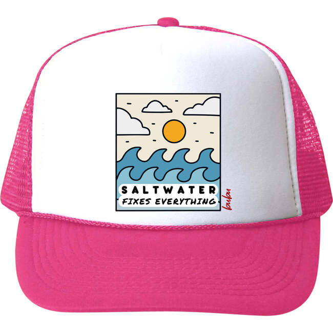 Saltwater Fixes Everything Hat, Pink