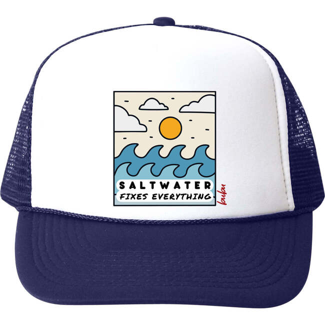 Saltwater Fixes Everything Hat, Navy