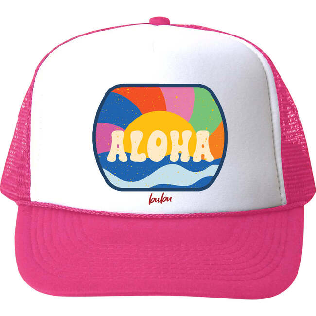 Aloha Retro Hat, Pink