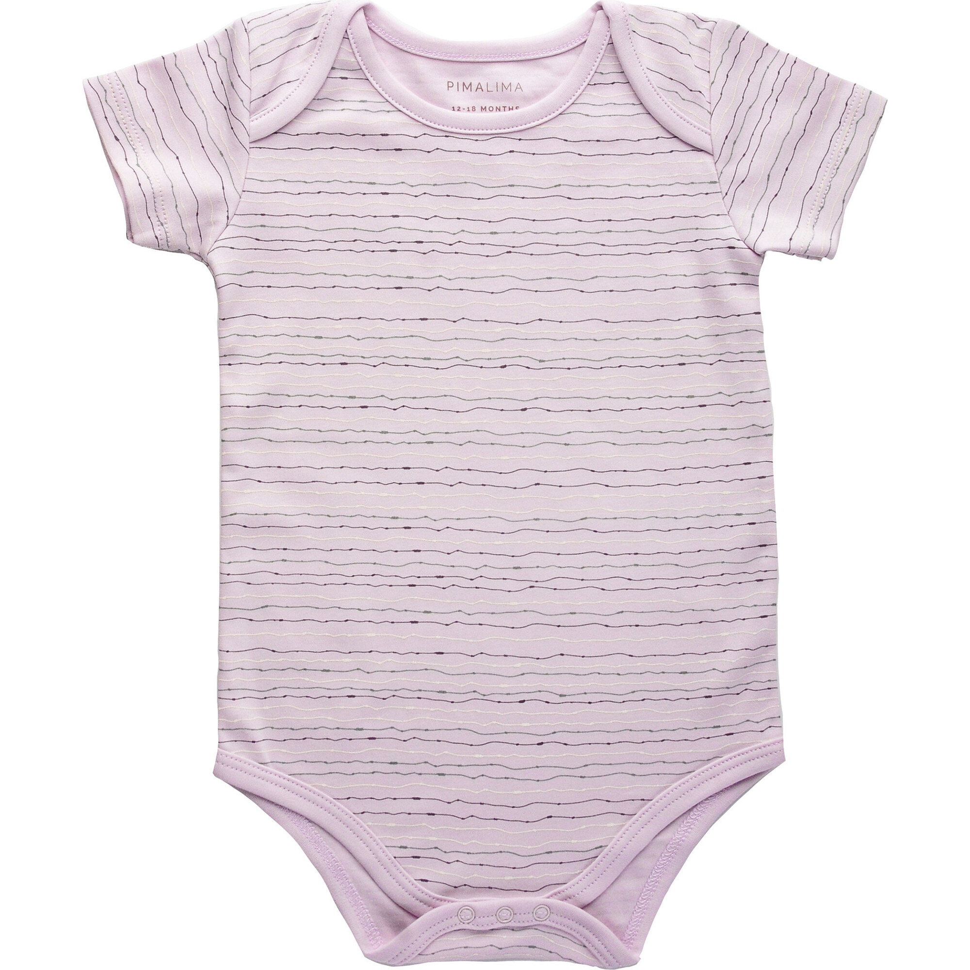 Quipu Short Sleeve Bodysuit, Lavender - Onesies - 1
