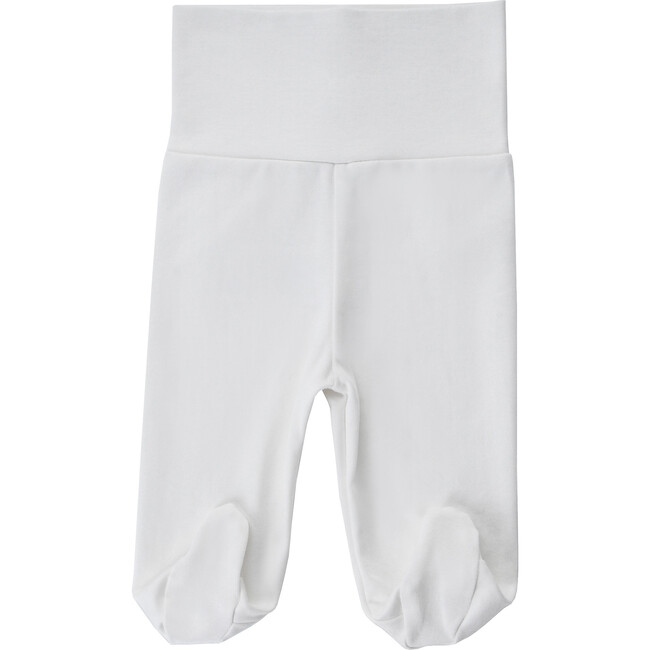 High Waist Footed Pants, Off White