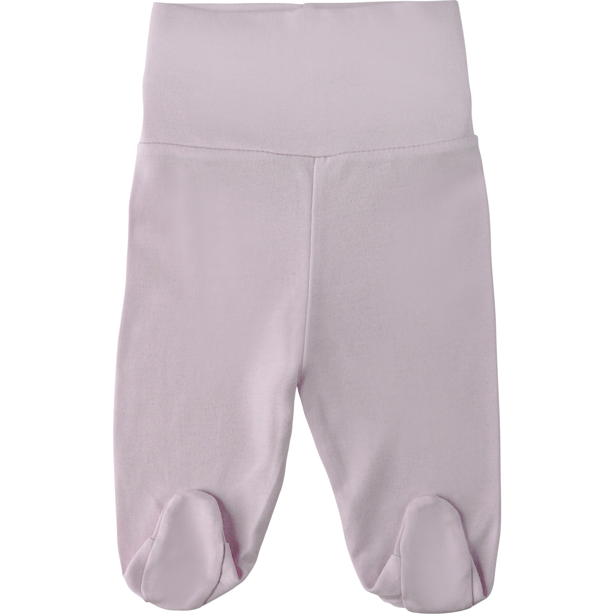 High Waist Footed Pants, Lavender - Pants - 1