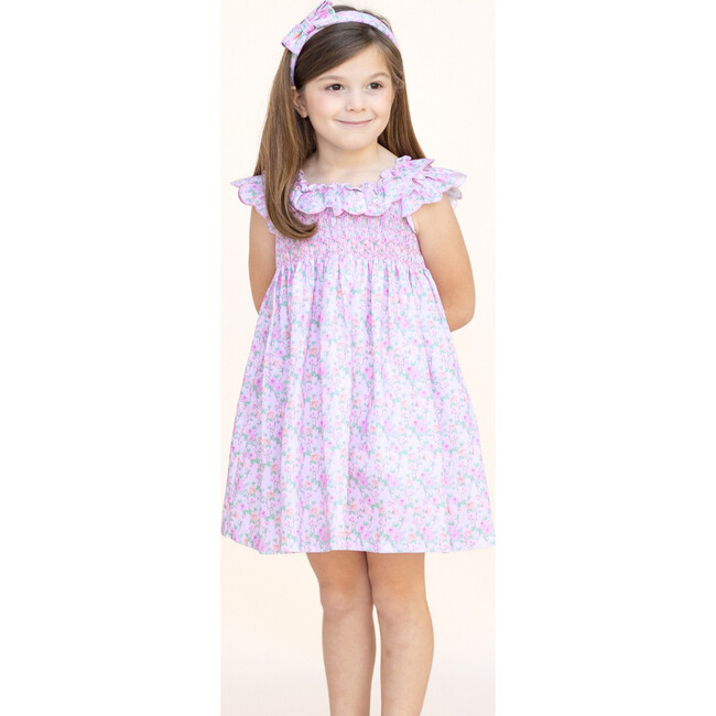 Peony Girl Dress, Pink - Dresses - 2