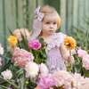 Peony Girl Bubble, Pink - Onesies - 3