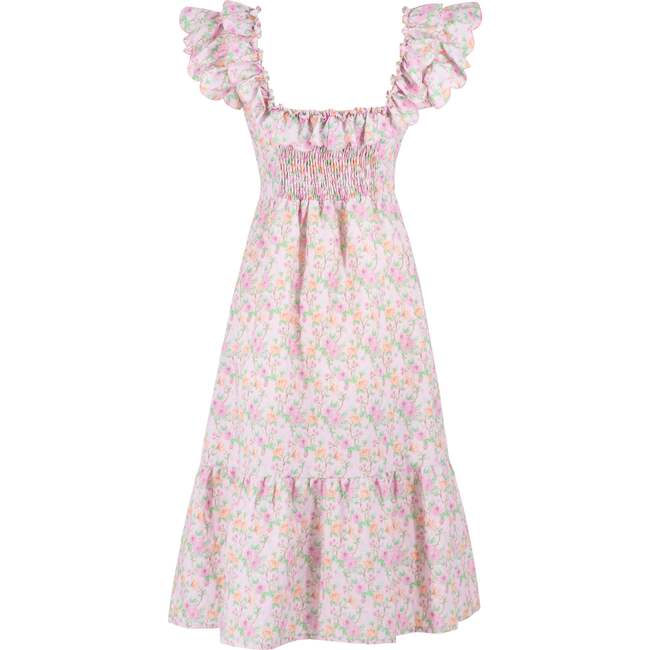 Women's Peony Dress, Pink - Dresses - 6