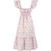 Women's Peony Dress, Pink - Dresses - 6