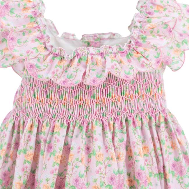 Peony Girl Bubble, Pink - Onesies - 4