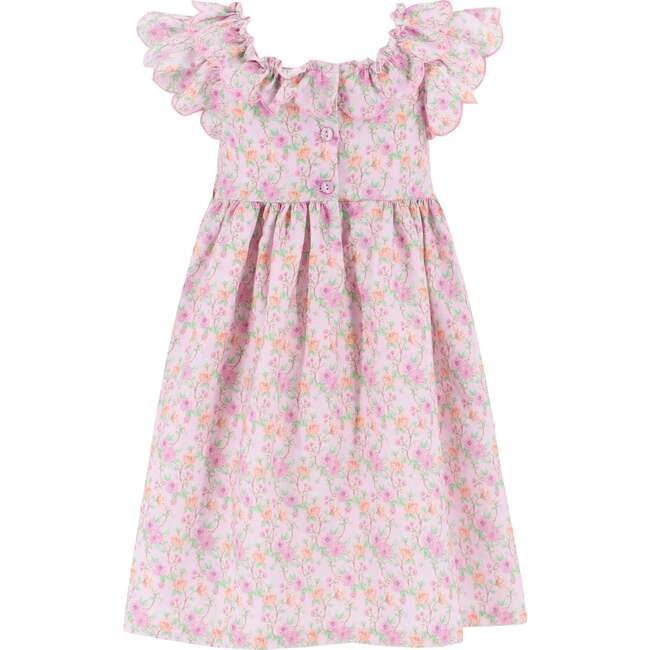 Peony Girl Dress, Pink - Dresses - 6