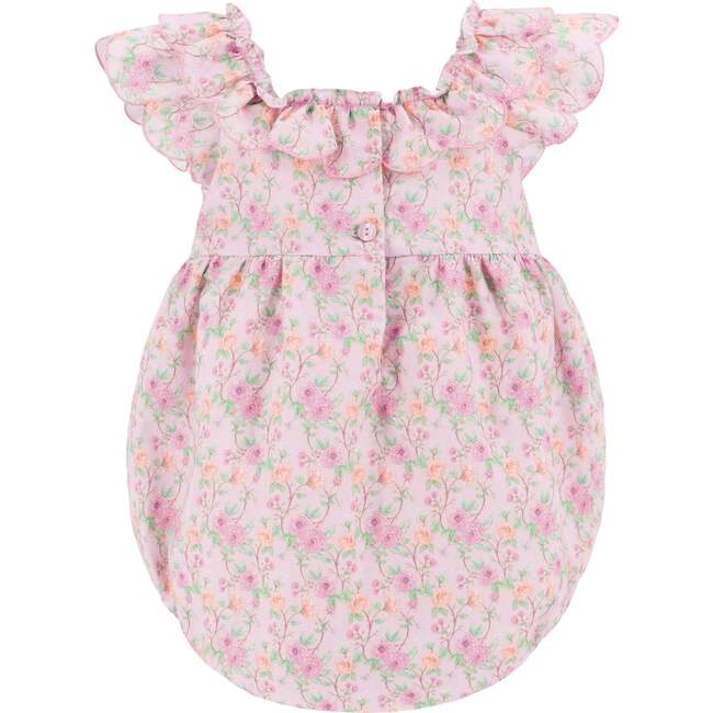 Peony Girl Bubble, Pink - Onesies - 7