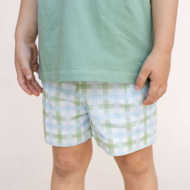 Gardener Boy Polo Set, Green - Mixed Apparel Set - 5