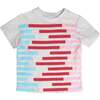 Sailor Stripes Graphic Tee, Sugar Mix - T-Shirts - 1 - thumbnail