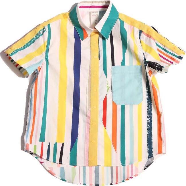 Salana Multi Snap Shirt, Rainbow