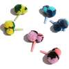 Pom Pom Bobbi Pins (Set of 6), Rainbow - Hair Accessories - 1 - thumbnail