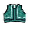 Piper Colorblock Crochet Vest, Kelp Mix - Vests - 1 - thumbnail