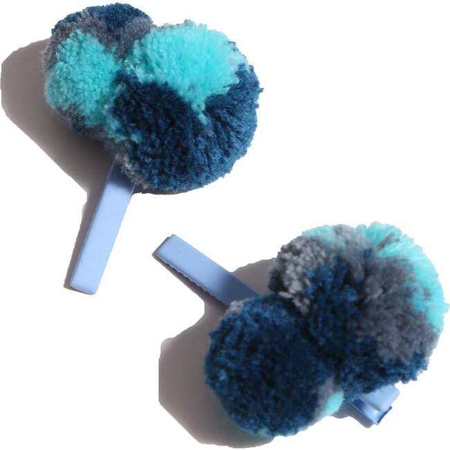 Pom Pom Bobbi Pins (Set of 6), Rainbow - Hair Accessories - 3
