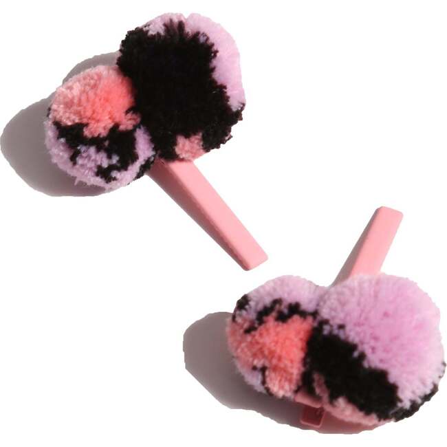 Pom Pom Bobbi Pins (Set of 6), Rainbow - Hair Accessories - 5