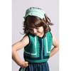 Piper Colorblock Crochet Vest, Kelp Mix - Vests - 7