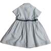 Pia Ruffled Frock, Kelp Mix - Dresses - 2