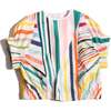 Morgan Bobble Trim Bubble Shell, Rainbow - Blouses - 1 - thumbnail