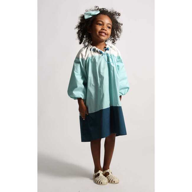 Pia Cinched Smock, Bay Mix - Dresses - 5