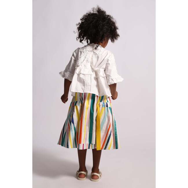 Morgan Bustled Skirt, Rainbow - Skirts - 5