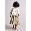 Morgan Bustled Skirt, Rainbow - Skirts - 5