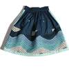 Misty Mixed Media Skirt, Bay Mix - Skirts - 2