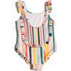 Marina Ruffle Diving Suit, Rainbow - One Pieces - 2