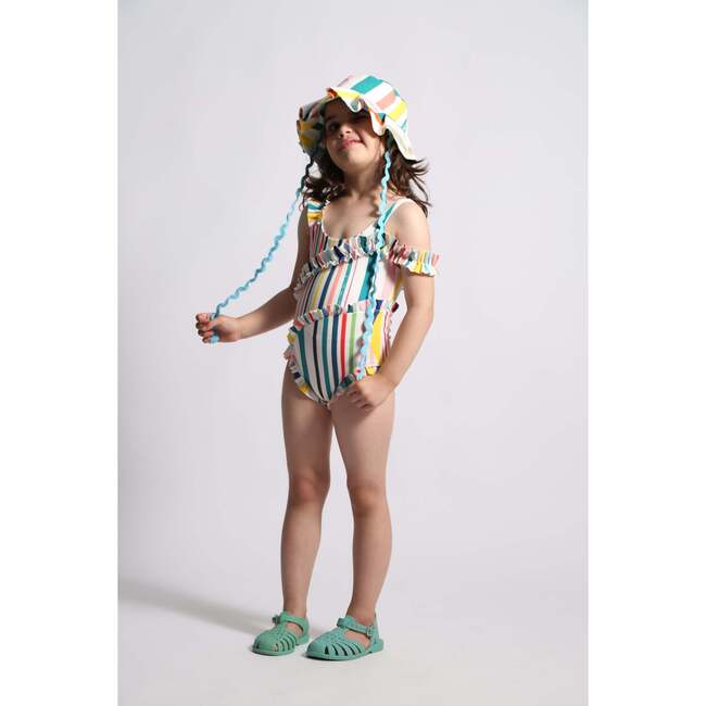 Misty Ruffled One Piece, Rainbow - One Pieces - 6