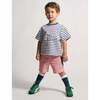 Diagonal Color Block Socks, Kelp Mix - Socks - 4